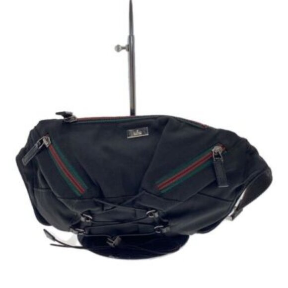 FENDI Pecan Stripe Waist bag 7VA446 body bag Brown Nylon canvas unisex - Picture 2 of 14